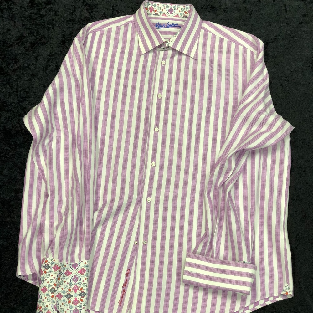 Robert Graham Button Down Long Sleeve Dress Shirt